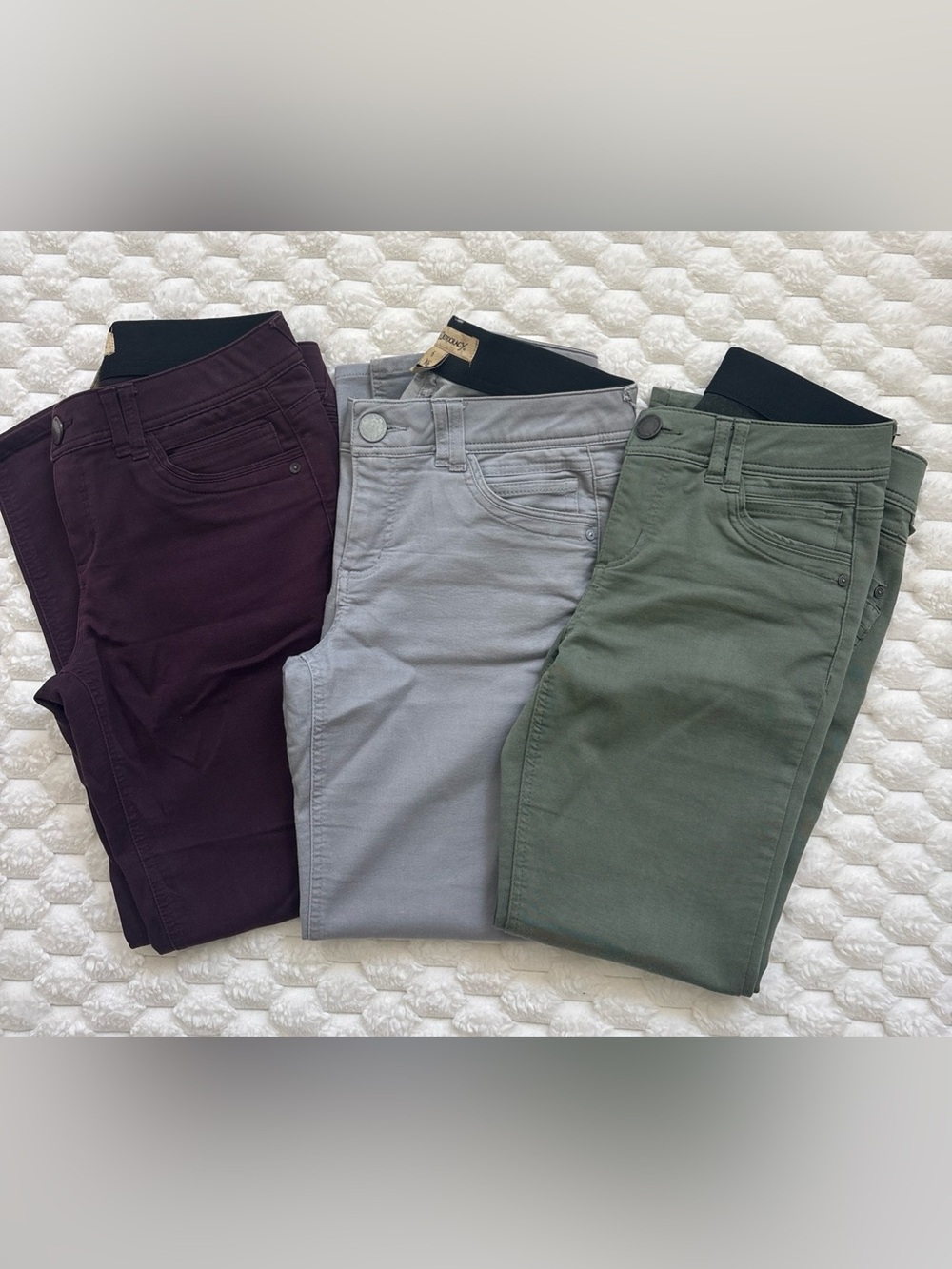 Lot Of 3 DEMOCRACY Ab Technology Skinny Stretch Denim Jeans Women's Size 6